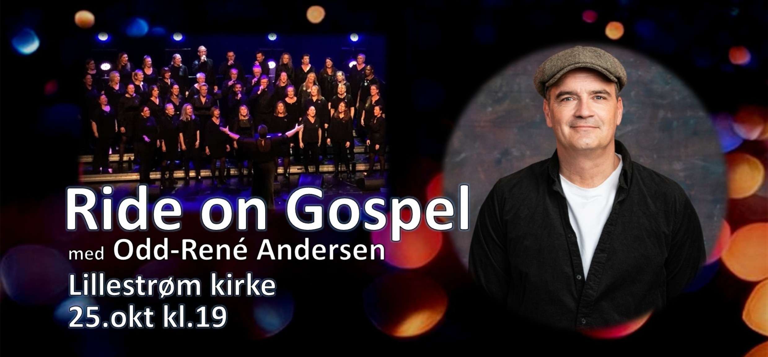 Ride on Gospel med Odd René Andersen, 25.10.2026 19:00:00 fra 19.00 til 20.20