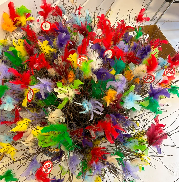 Dekorelement som erstatning for et bilde Binding av fastelavnsris, 2026-01-29T10:00:00, from 10.00 to 15.00