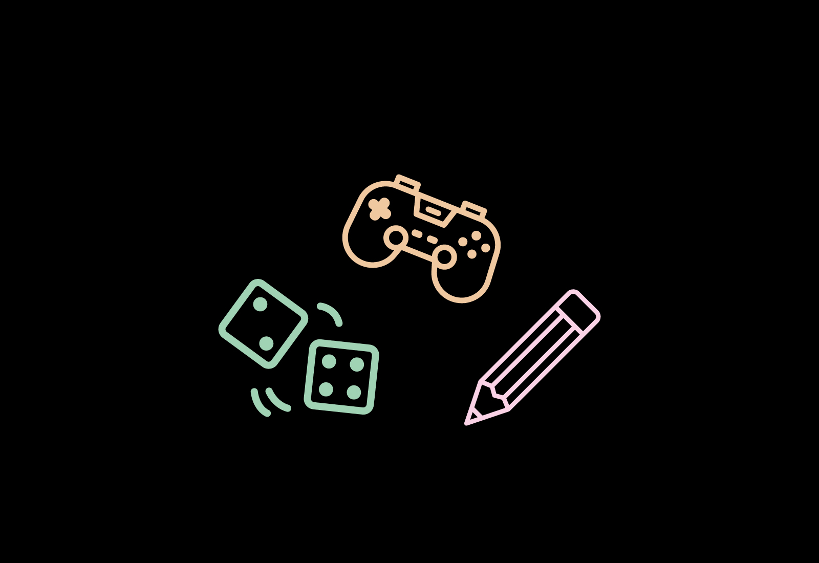 Dekorelement som erstatning for et bilde