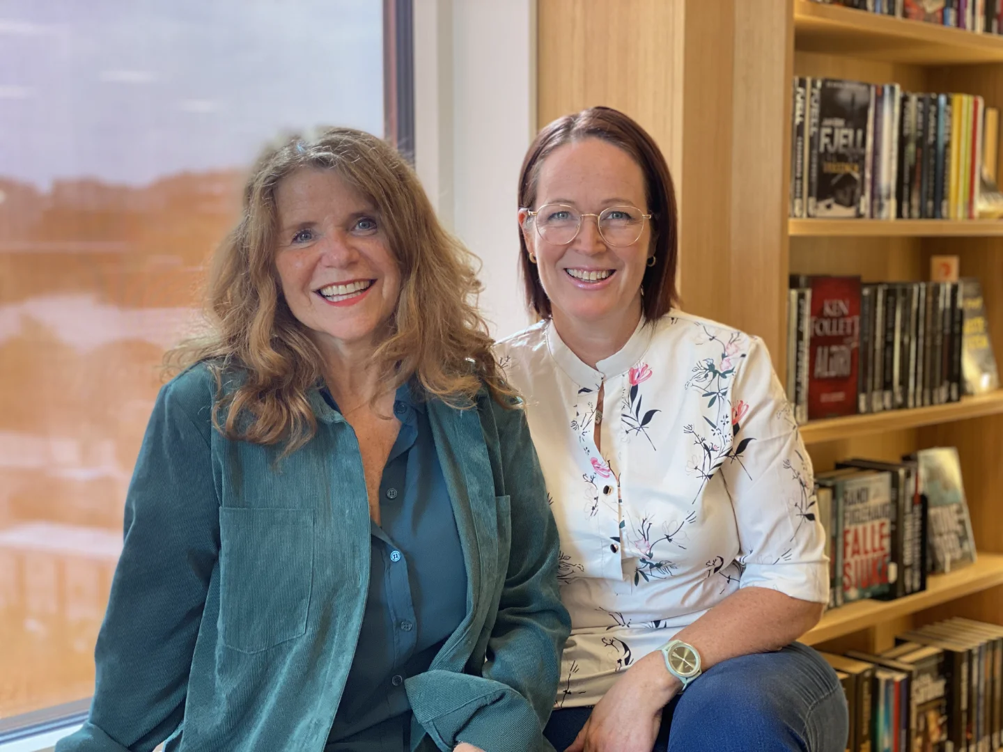 Bilde: Inger Kristin og Beth fra Lillestrømbibliotekene