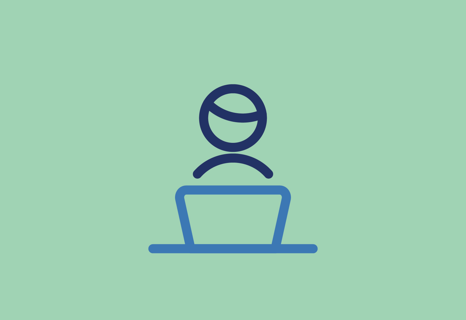 Dekorelement som erstatning for et bilde